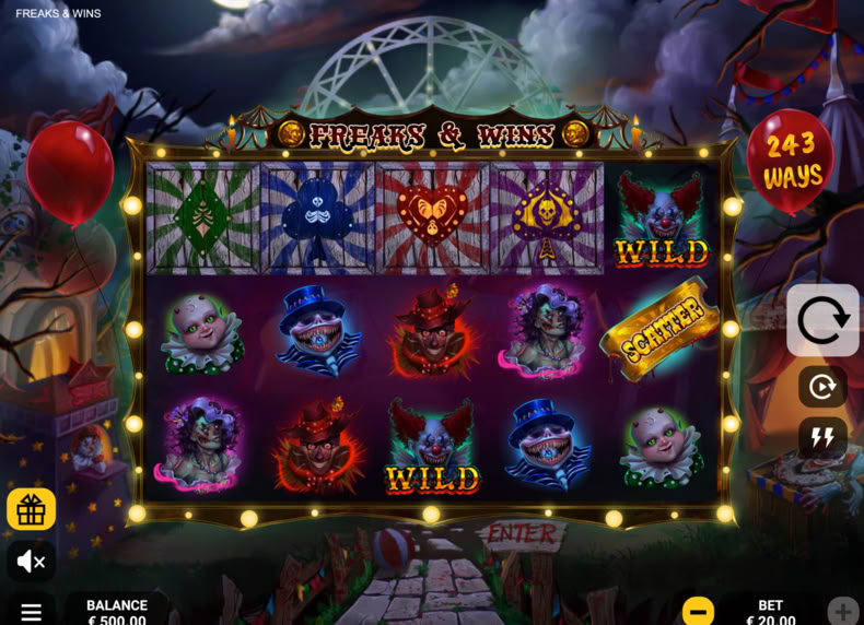 Freaks Wins game - play for free