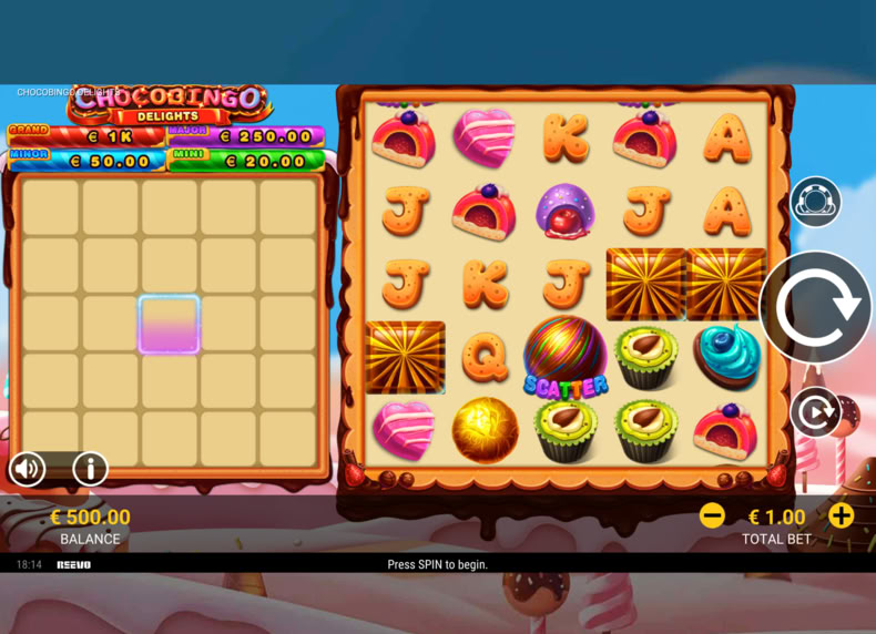 Chocobingo Delights game - play for free