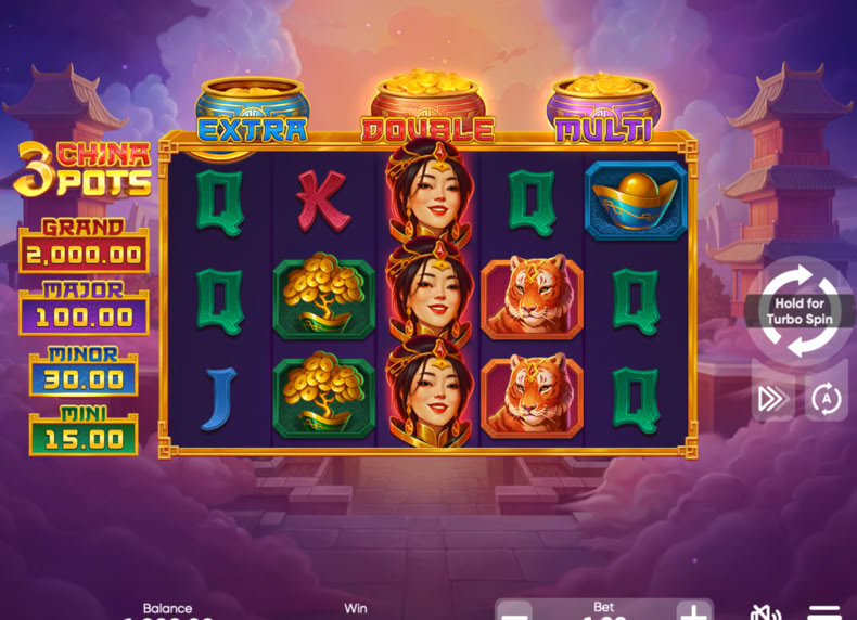 3 China Pots game - play for free