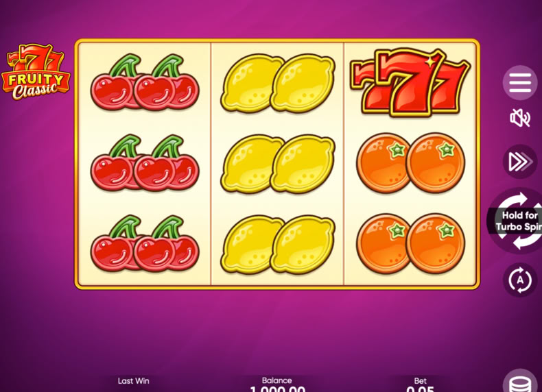 777 Fruity Classic game - play for free