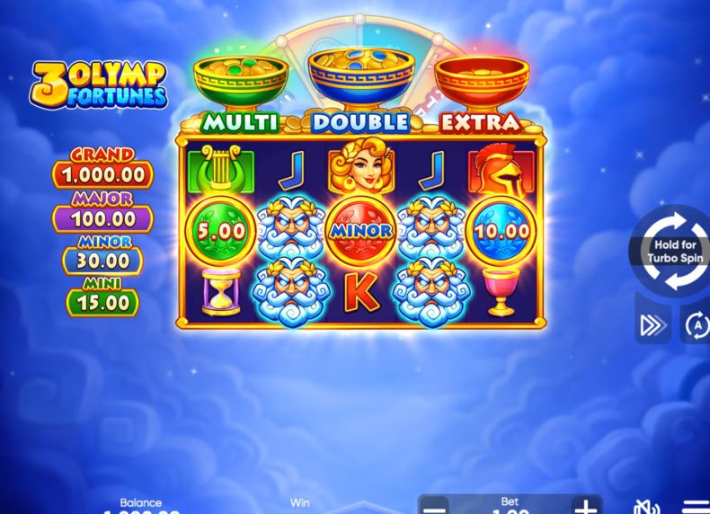 3 Olymp Fortunes game - play for free