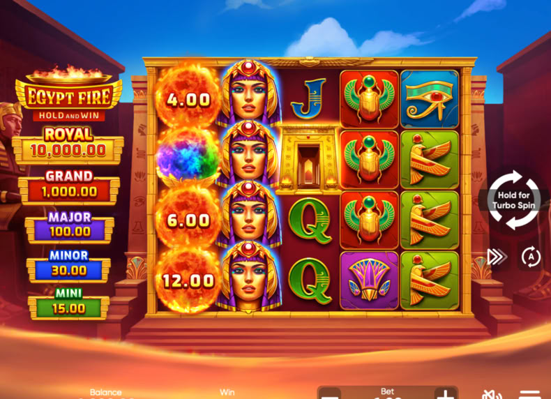 Egypt Fire game - play for free