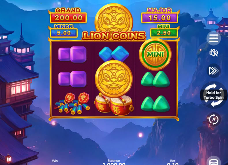 Lion Coins game - play for free