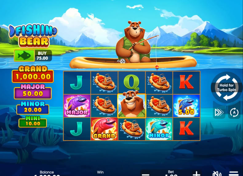 Fishin' Bear game - play for free
