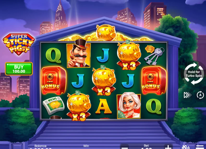 Super Sticky Piggy game - play for free