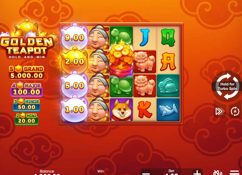 Golden Teapot game - play for free