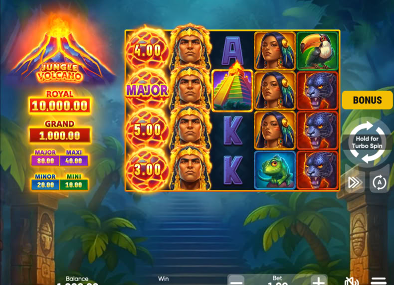 Jungle Volcano game - play for free