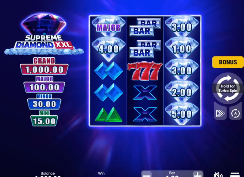 Supreme Diamond XXL game - play for free