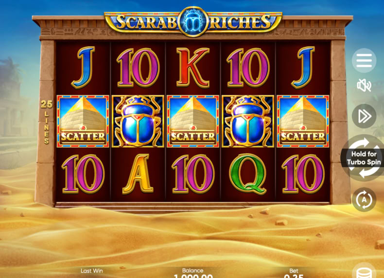 Scarab Riches game - play for free