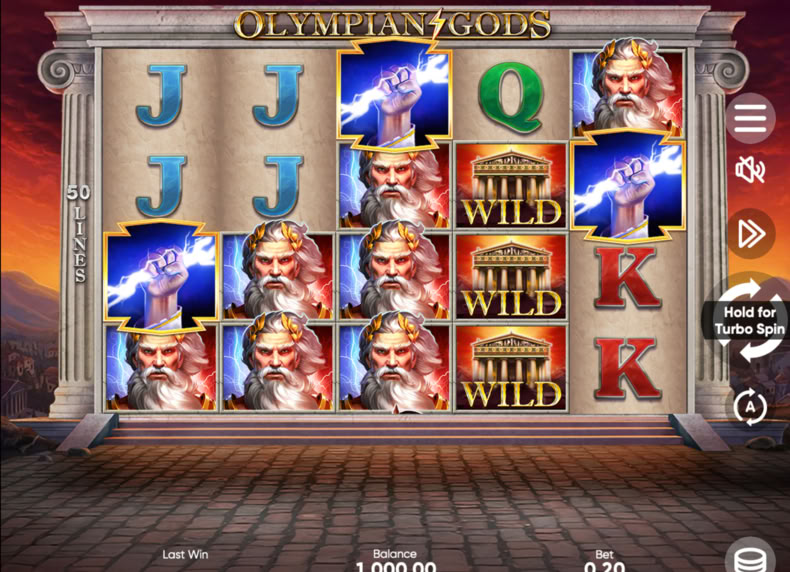 Olympian Gods game - play for free