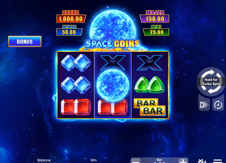 Space Coins game - play for free