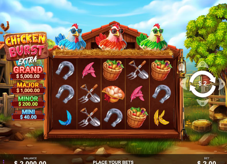 Chicken Burst Extra game - play for free