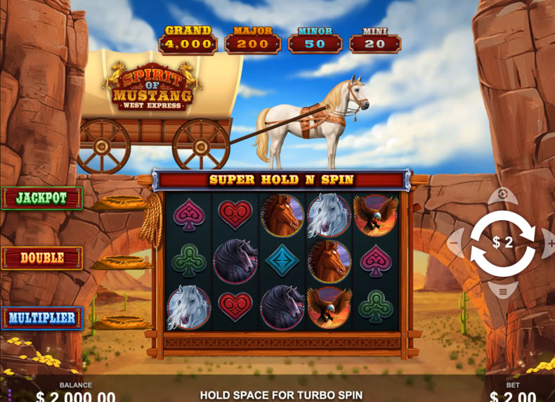 Spirit of Mustang West Express™ game - play for free