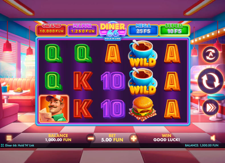Diner 66: Hold 'N' Link game - play for free