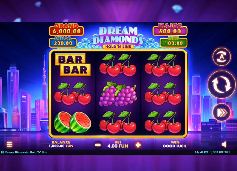Dream Diamonds: Hold ‘N’ Link game - play for free