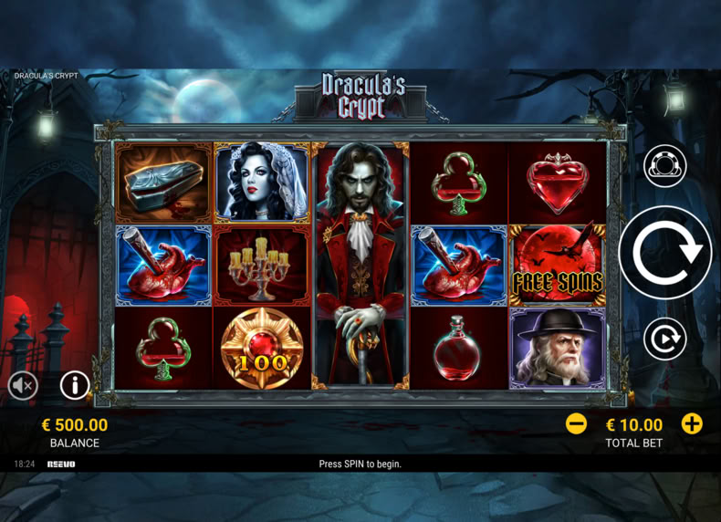 Dracula S Crypt game - play for free