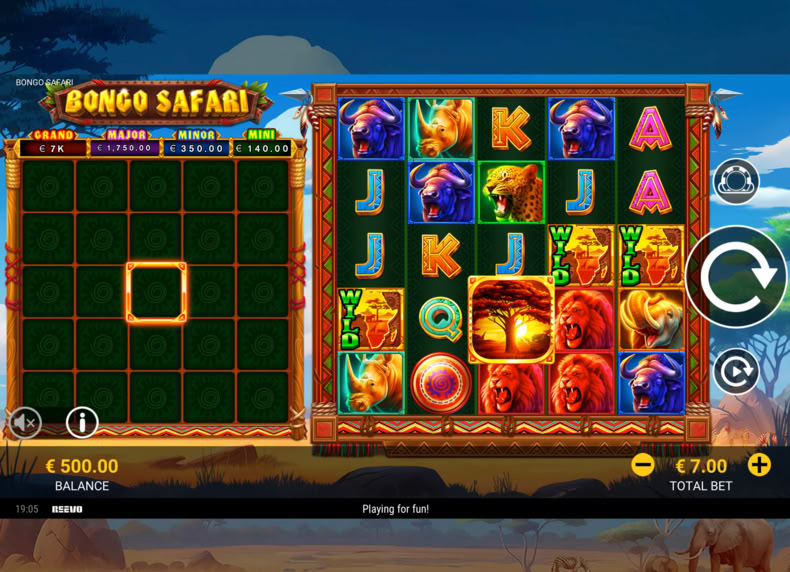 Bongo Safari game - play for free