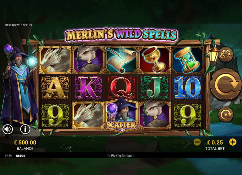 Merlin S Wild Spells game - play for free