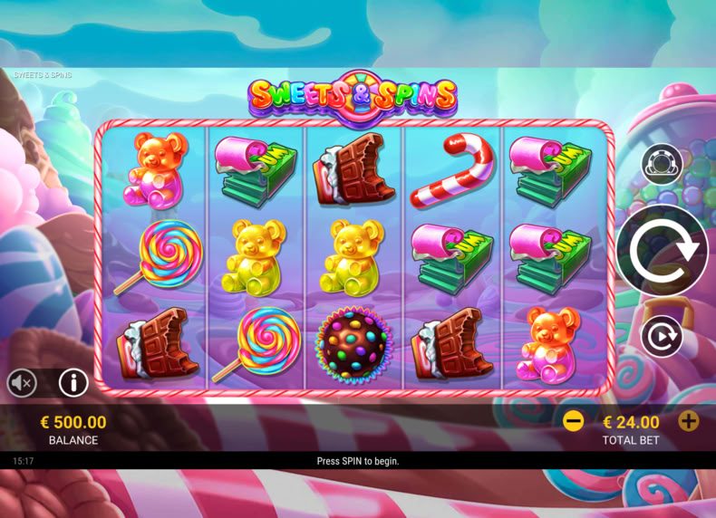 Sweets Spins game - play for free