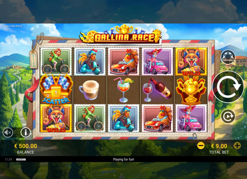 Gallina Race game - play for free