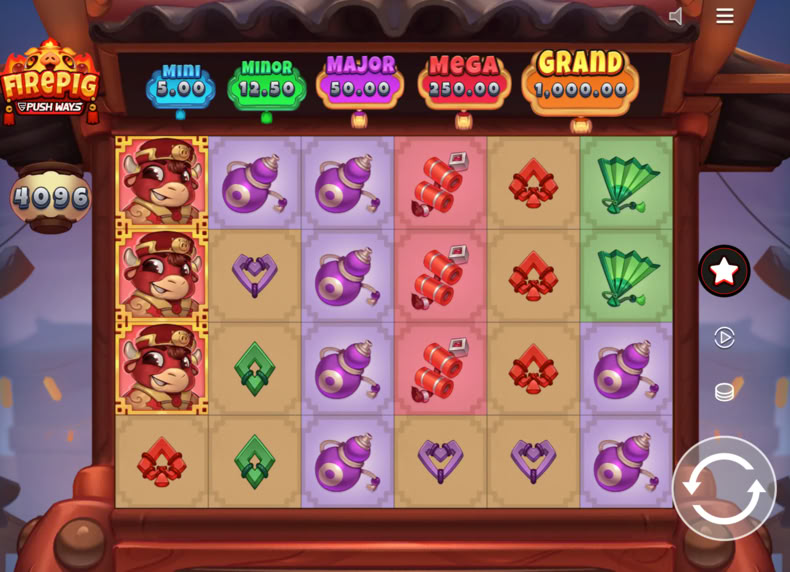 Fire Pig Push Ways game - play for free