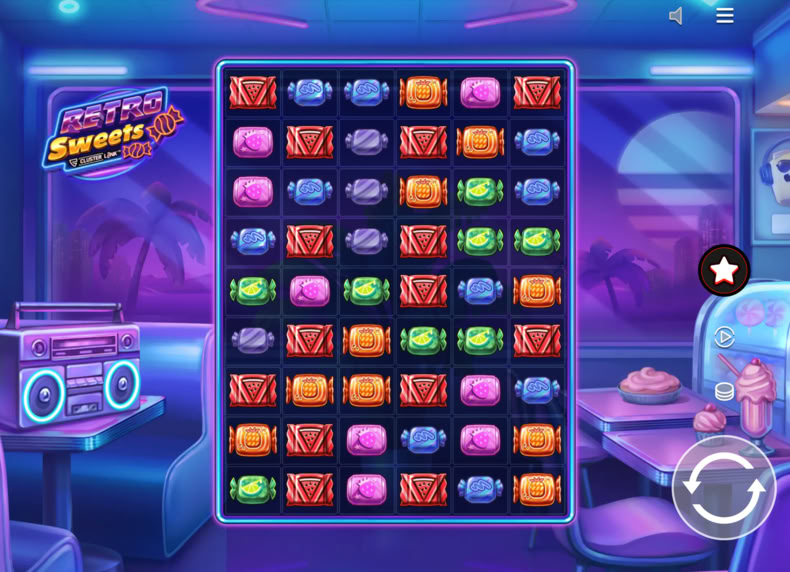 Retro Sweets game - play for free