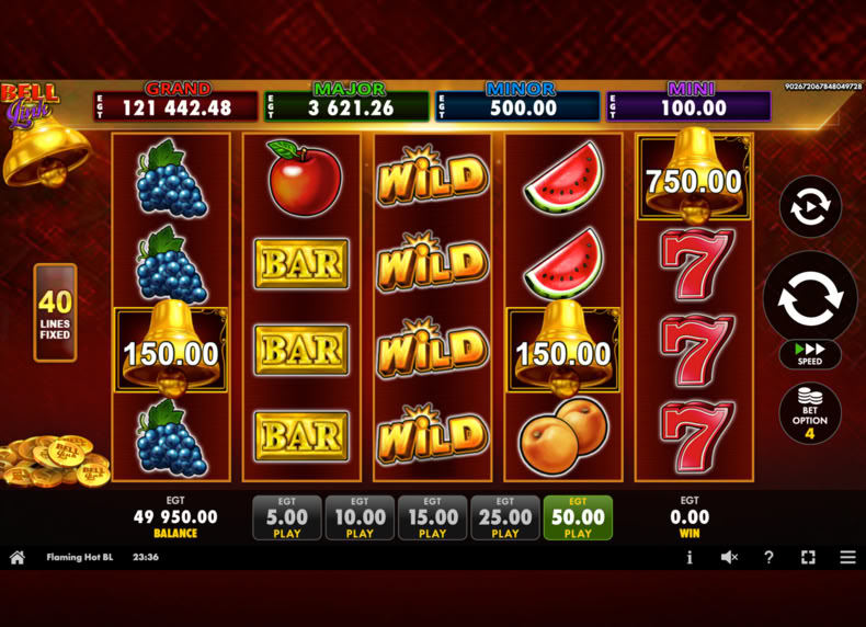 FLAMING HOT BELL LINK - bell-link - en game - play for free