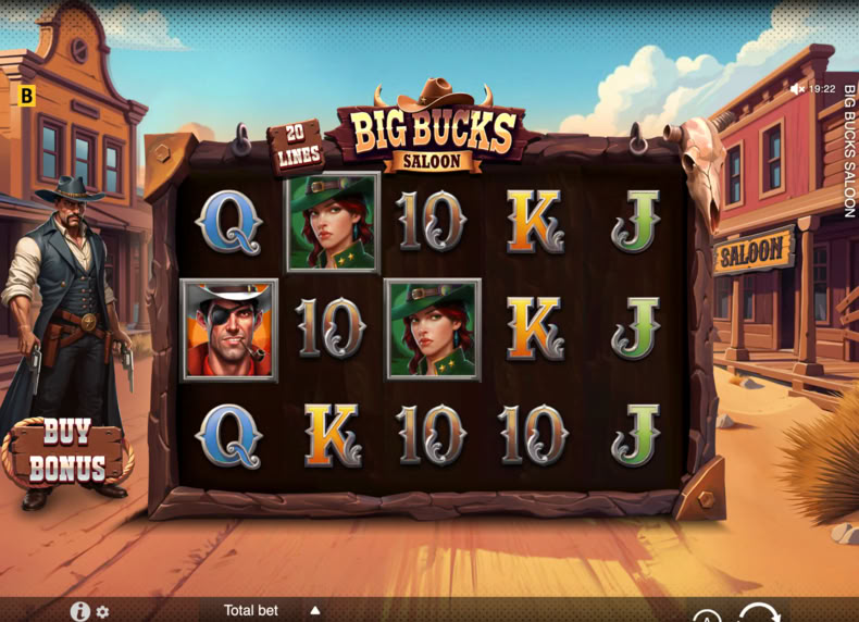 Big Bucks Saloon game - play for free