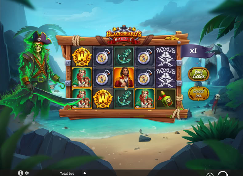 Blackbeard's Bounty game - play for free
