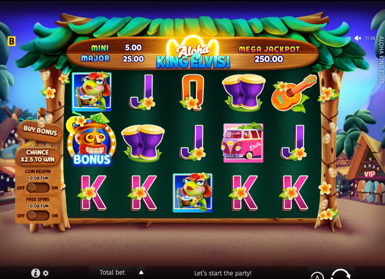 Aloha King Elvis game - play for free