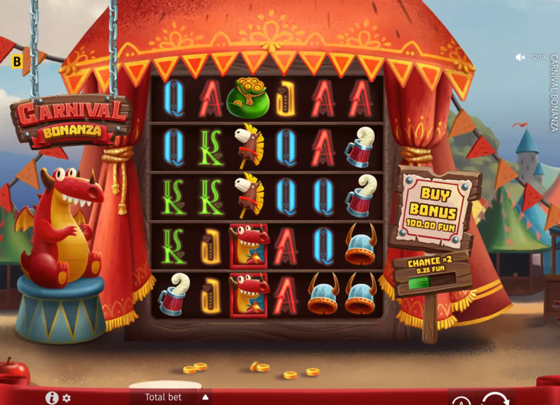 Carnival Bonanza game - play for free