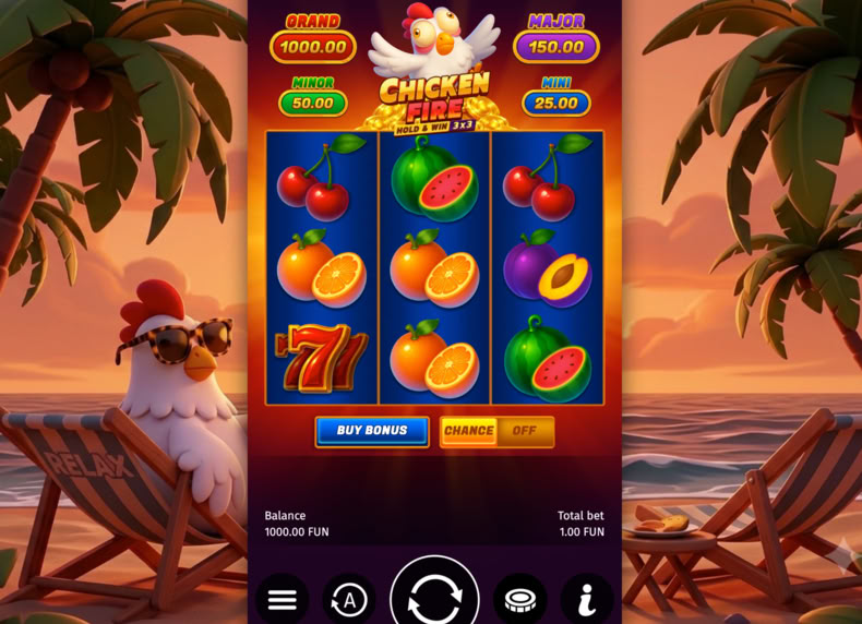 Chicken Fire game - play for free