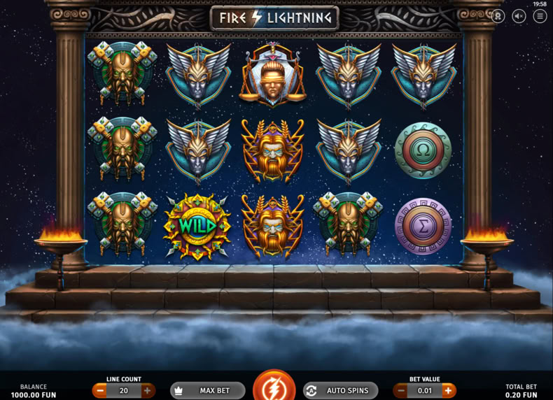Fire Lightning game - play for free