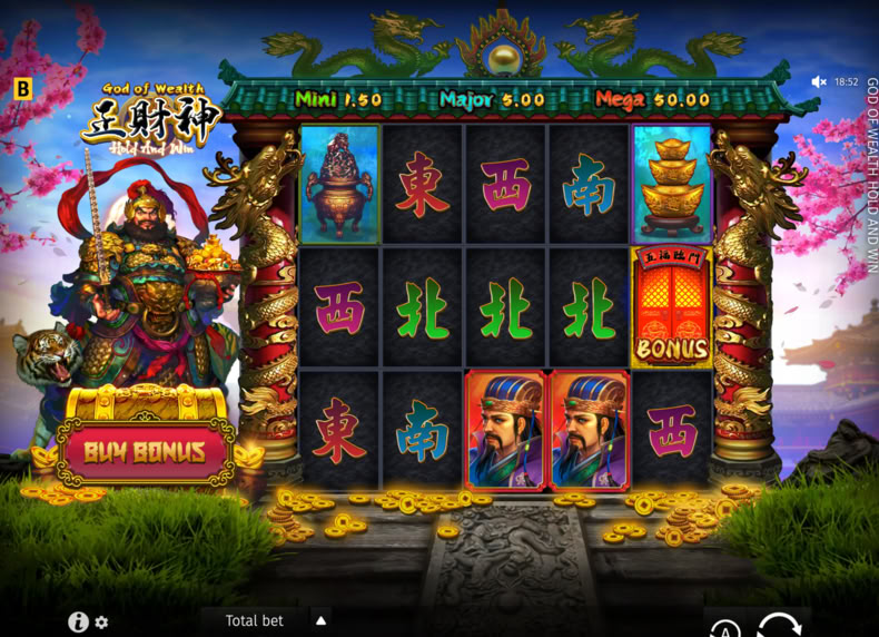God of Wealth Hold And Win game - play for free