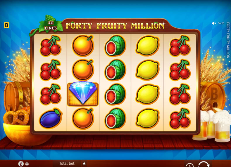Forty Fruity Million game - play for free