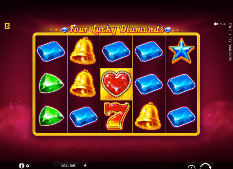 Four Lucky Diamonds game - play for free