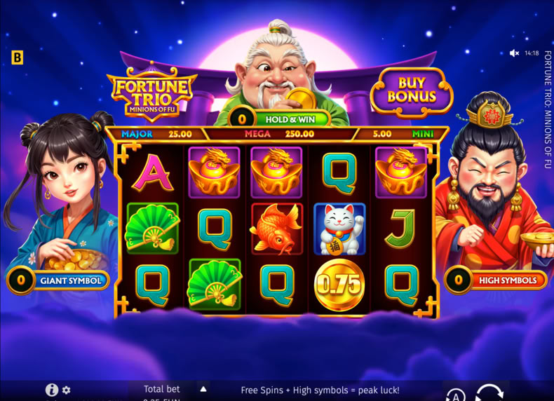 Fortune Trio: Minions Of Fu game - play for free