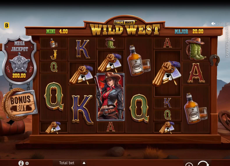 Wild West TRUEWAYS game - play for free