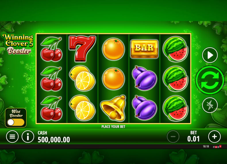 Winning Clover 5 Booster game - play for free