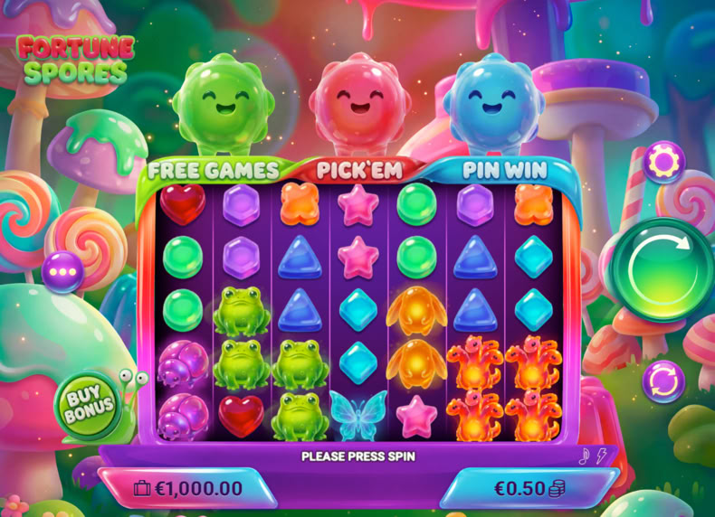 Fortune Spores game - play for free