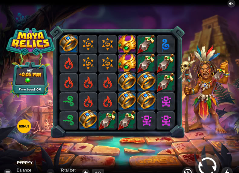 Maya Relics game - play for free