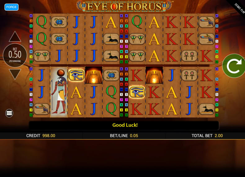 Eye Of Horus Power 4 Slots game - play for free