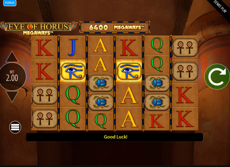 Eye Of Horus Megaways game - play for free