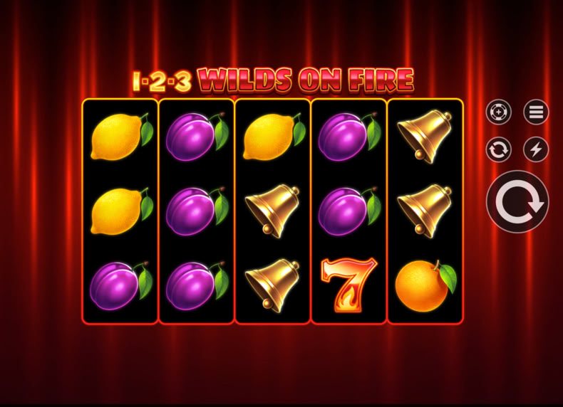 1-2-3 Wilds On Fire game - play for free