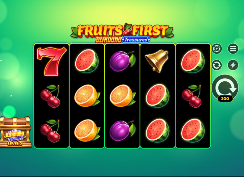 Fruits First Diamond Treasures game - play for free