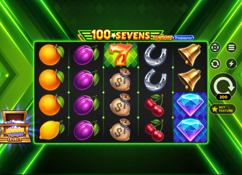 100 Sevens – Diamond Treasures game - play for free