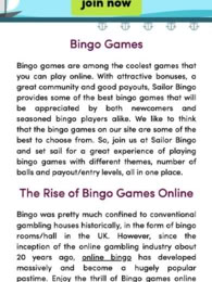 Sailor Bingo