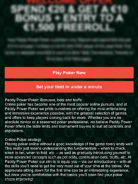 Paddy Power Games